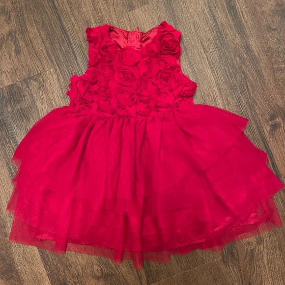 H&M Dresses Infant H M Red Formal Dress In Size 218 Month Red Tulle